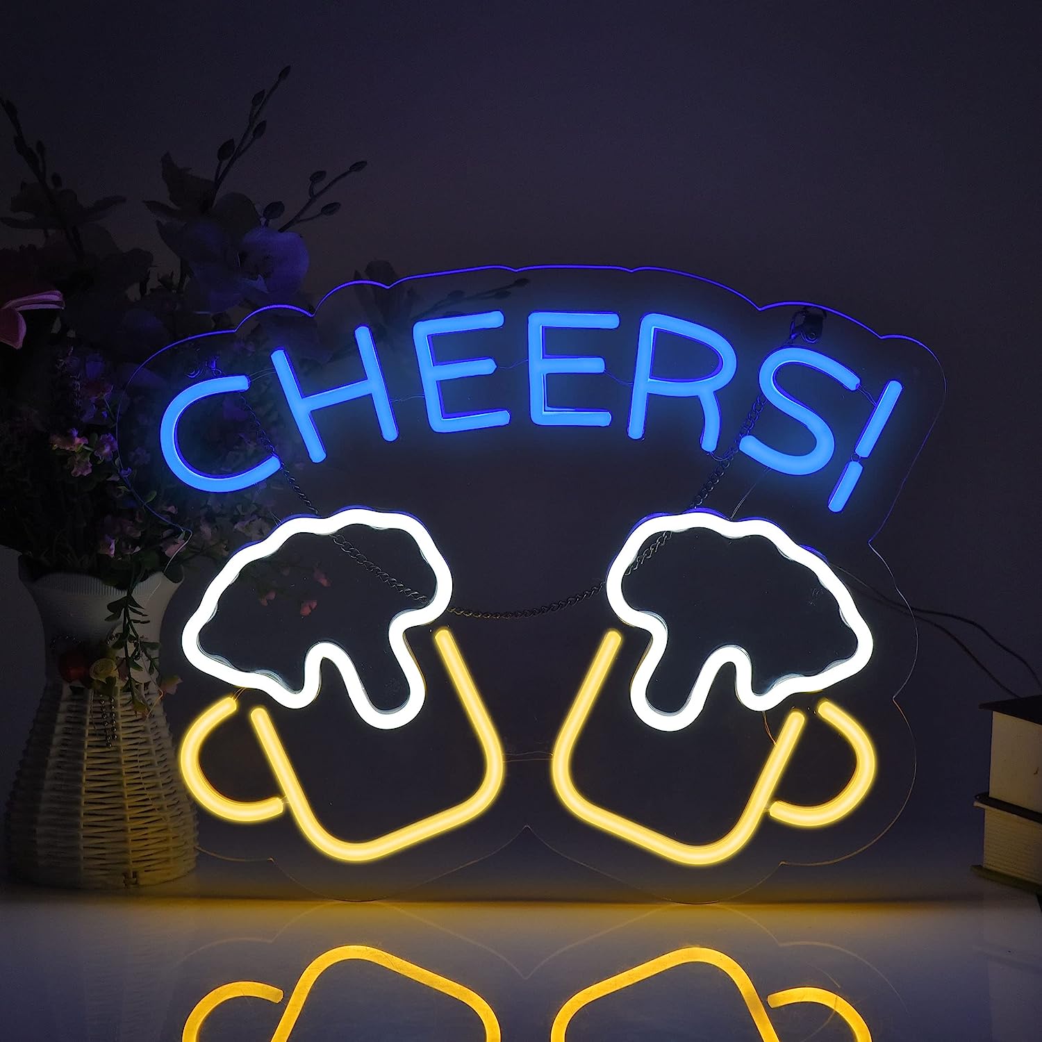 NEONIP 100 Handmade Cheers Beers LED Neon Light Sign