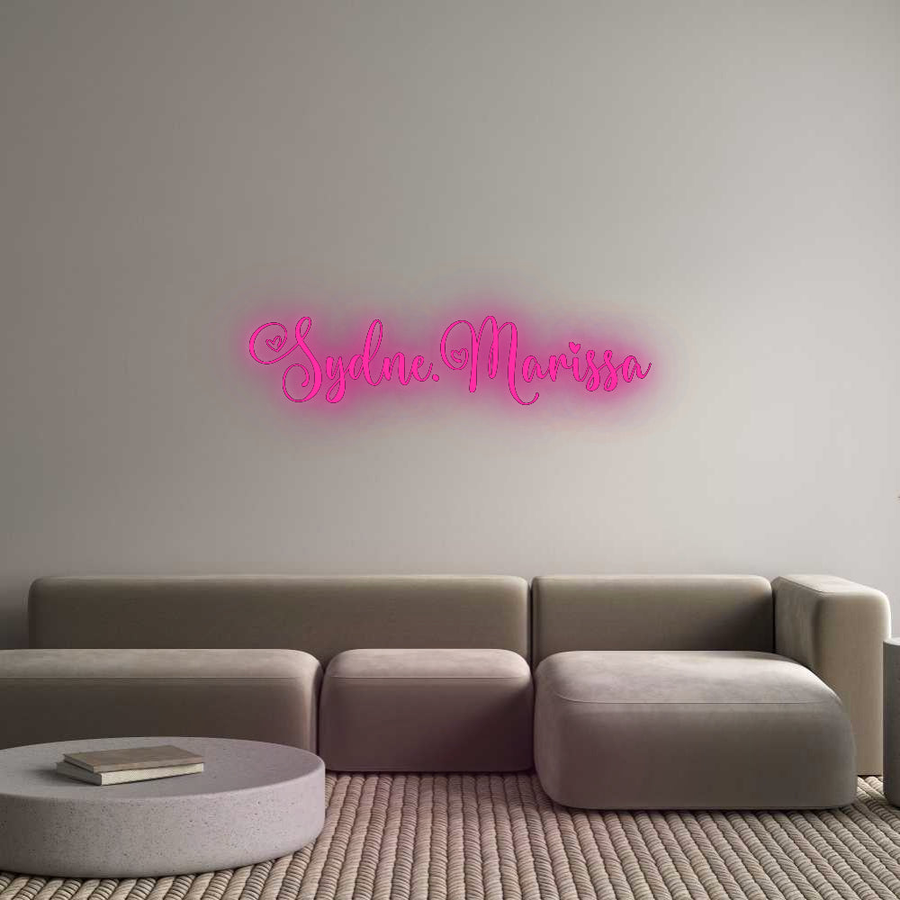 Custom Neon Signs Sydne.Marissa