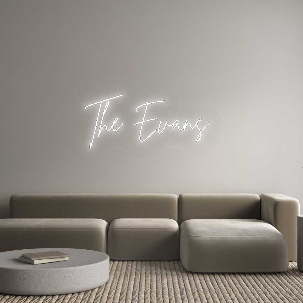 Custom Neon Signs The Evans