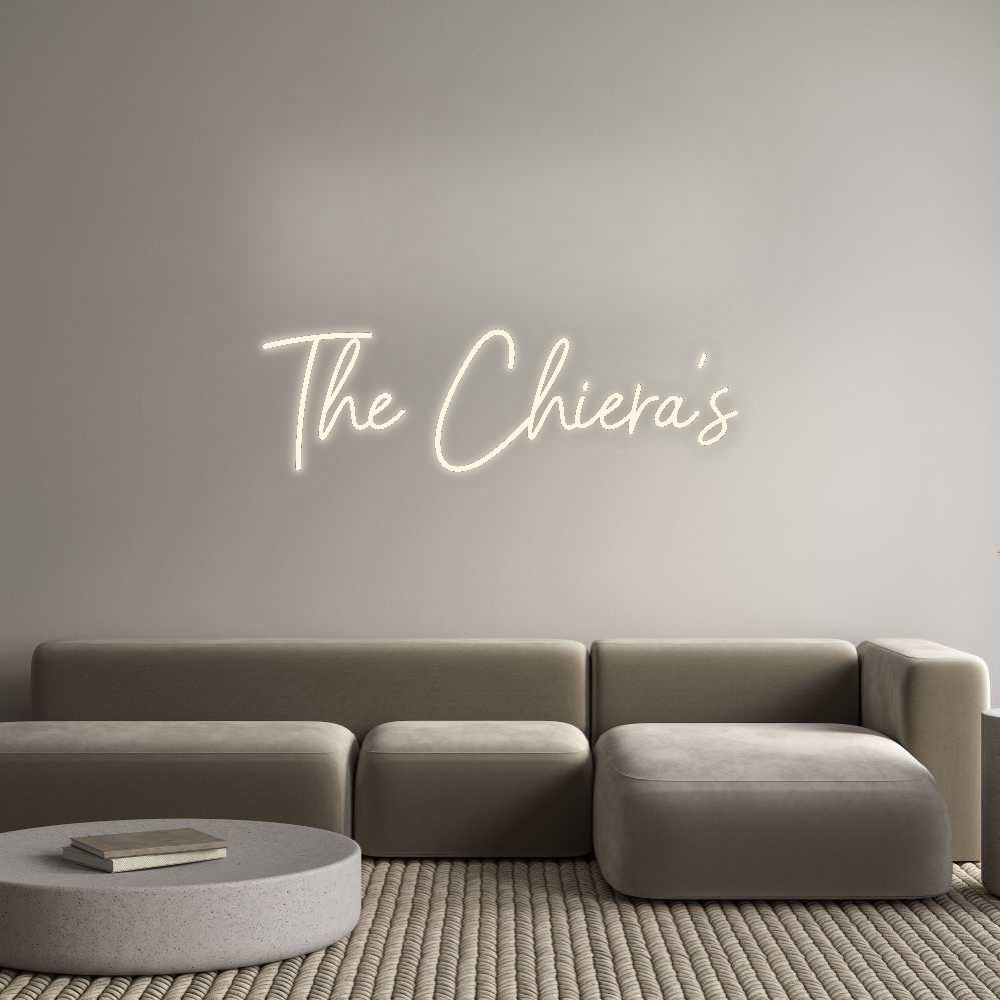 Custom Neon Signs The Chiera’s