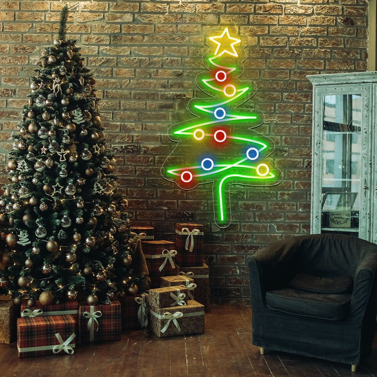 NEONIP-100% Handmade Christmas Tree Neon Sign Led Sign