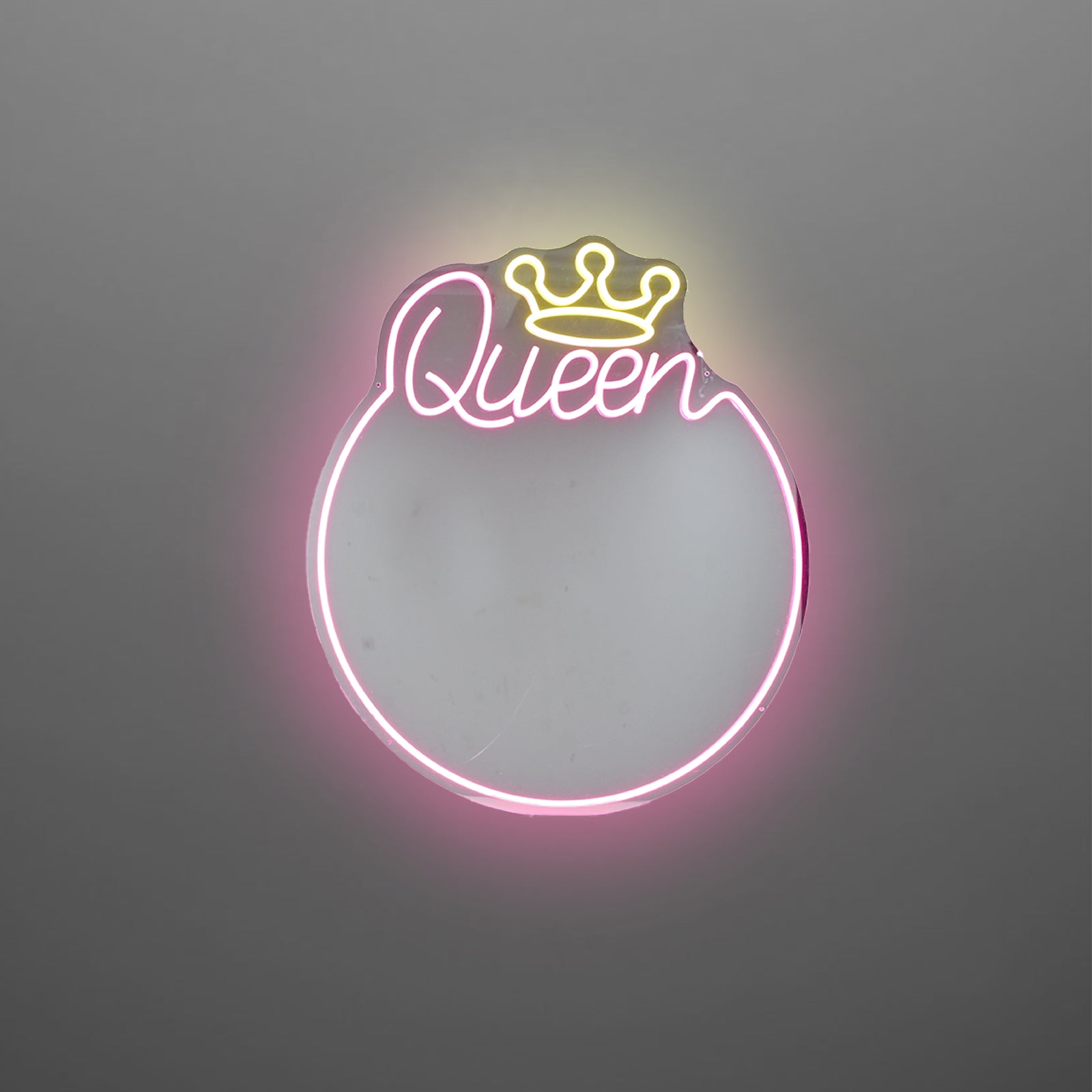 NEONIP-100% luce al neon a specchio Queen fatta a mano