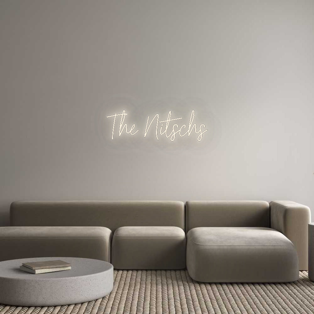 Custom Neon Signs The Nitschs