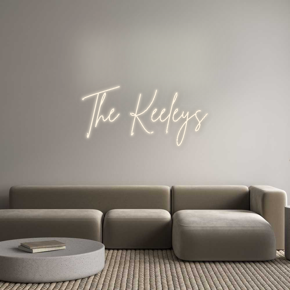 Custom Neon Signs The Keeleys