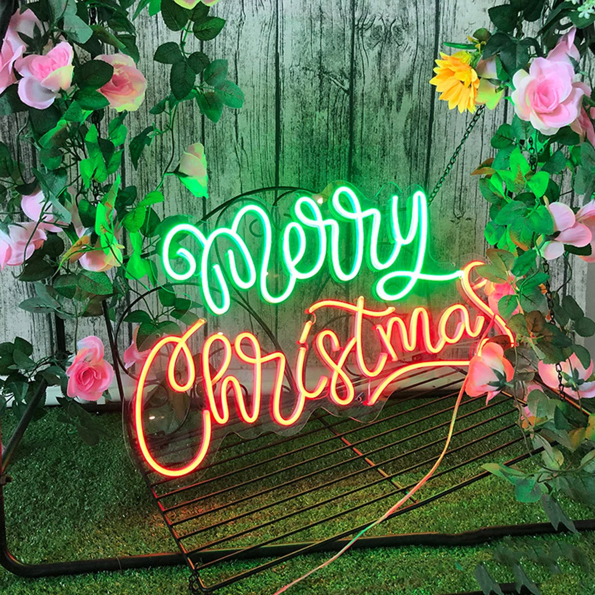 NEONIP-100% fatto a mano Eve Home Wall Decor Decorazione per feste con insegne al neon natalizie