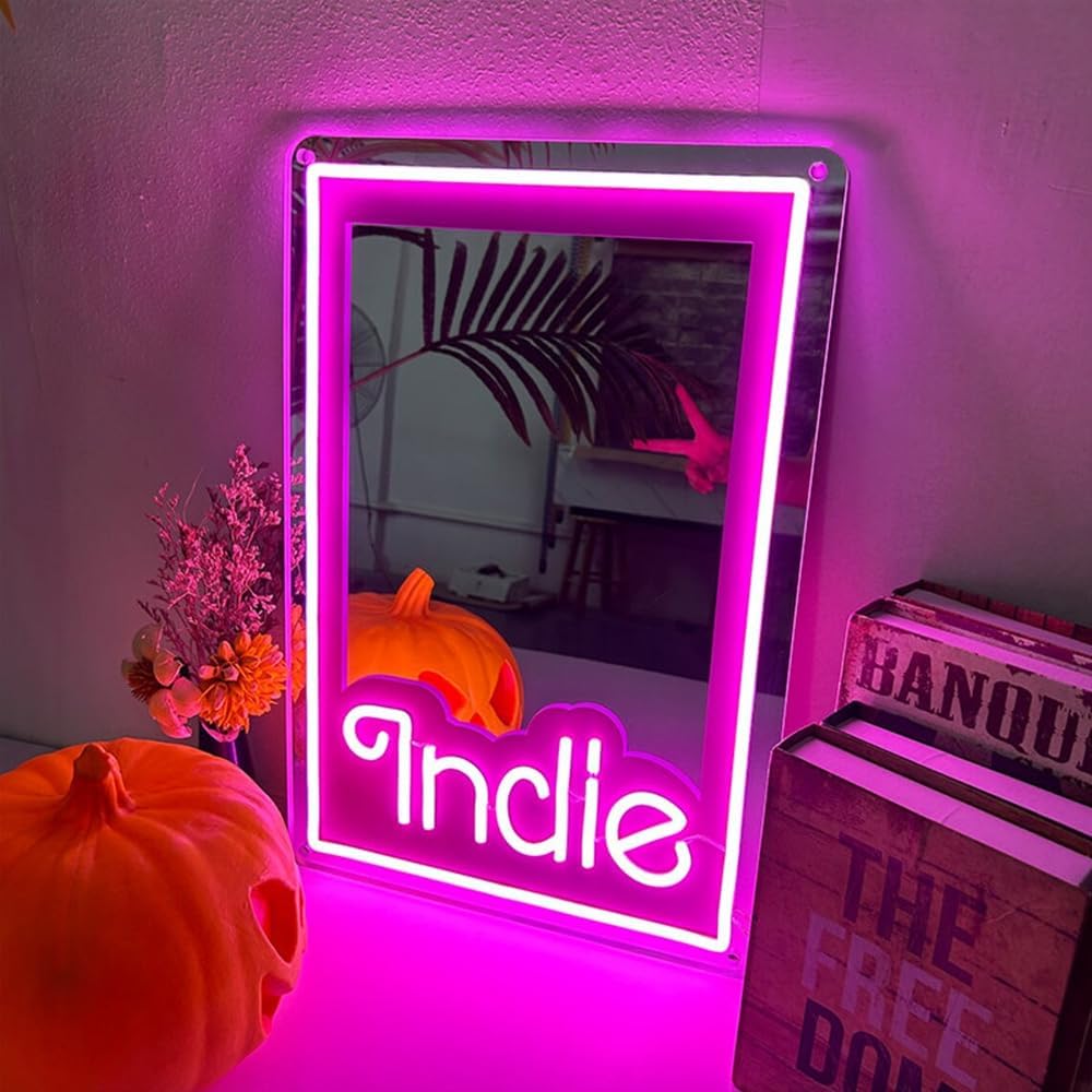 NEONIP-Personalized 100% Name Mirror Neon Light Home Decoration