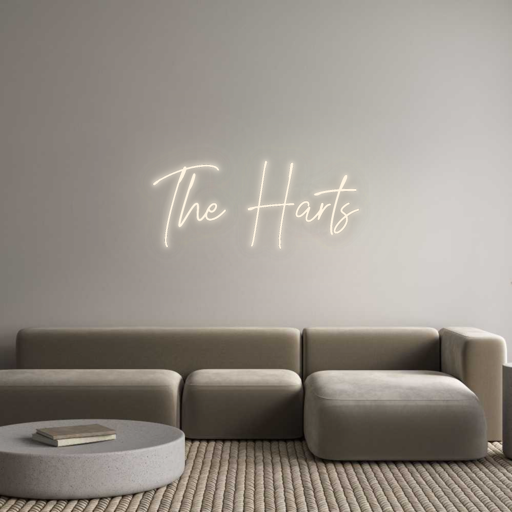 Custom Neon Signs The Harts