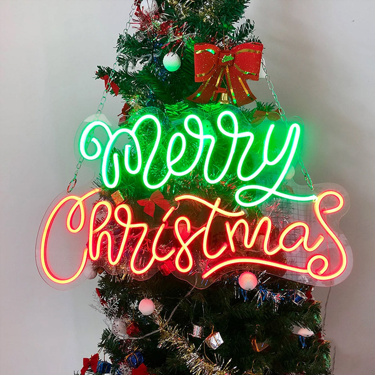 NEONIP-100% Handmade Eve Home Wall Decor Christmas Neon Sign Party Decoration
