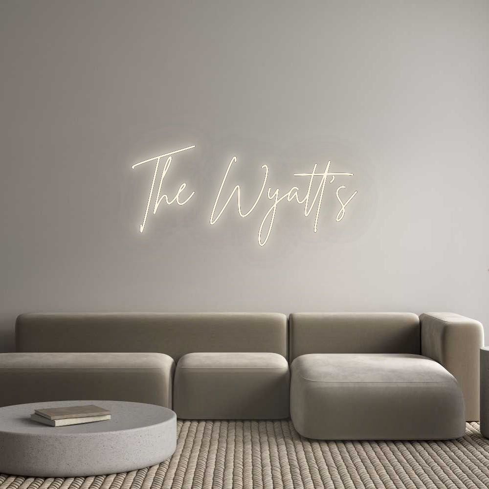 Custom Neon Signs The Wyatt’s