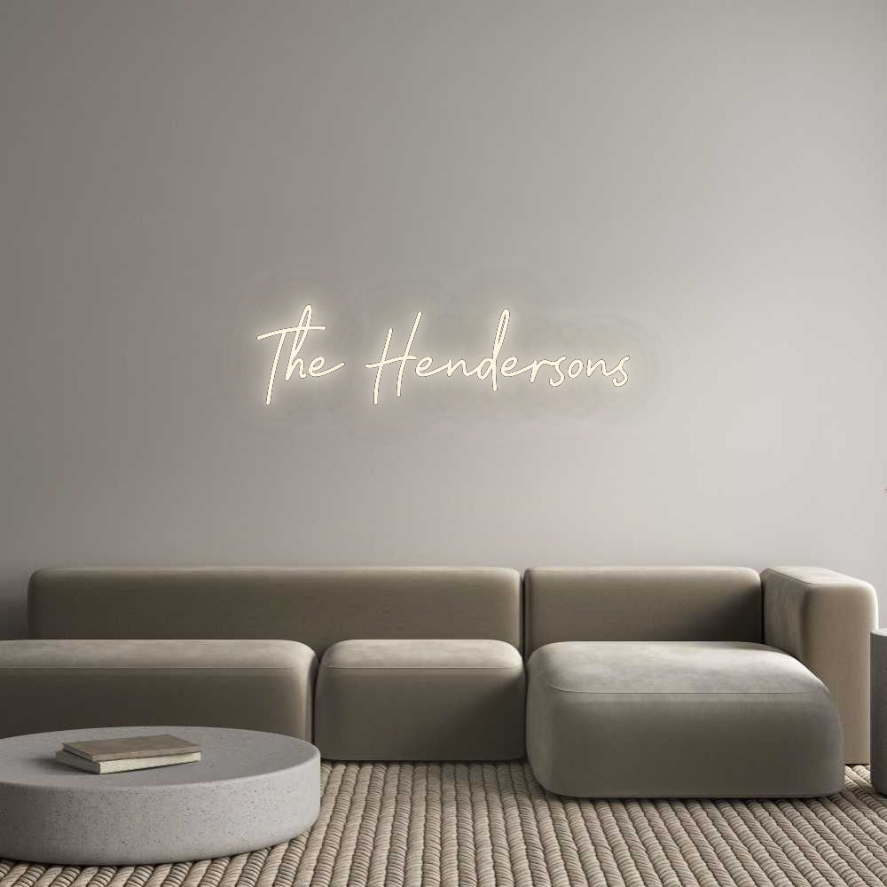 Custom Neon Signs The Hendersons