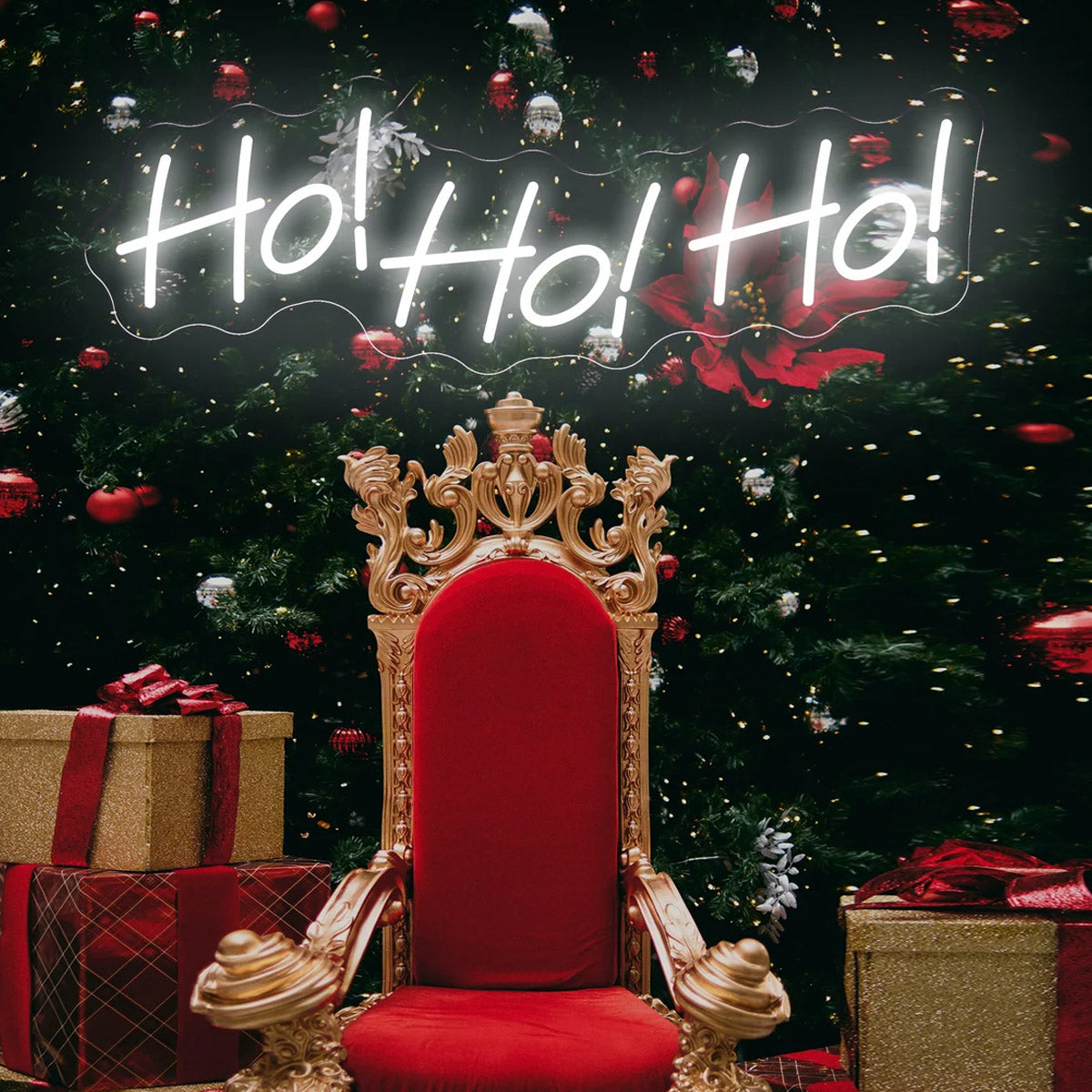 NEONIP-100% Handmade Merry Christmas Ho!Ho!Ho! Neon Sign Led Sign for Christmas Eve