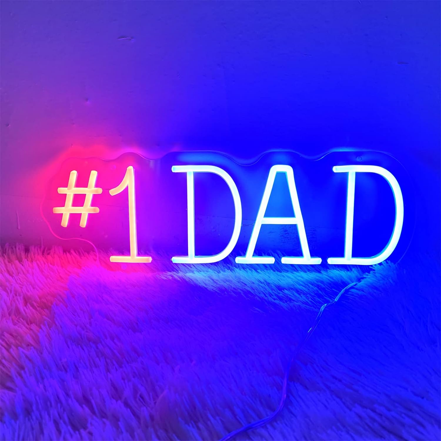 Father's Day Neon Sign For Home Decor #1 Dad Father’s Gift Neon Signs for Dad