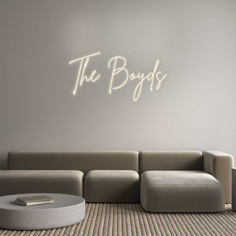 Custom Neon Signs The Boyds