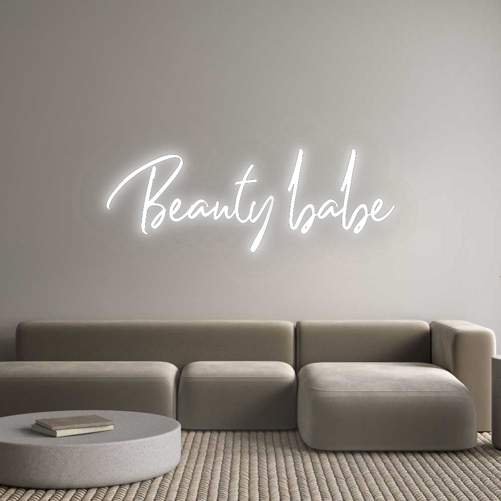 Custom Neon Signs Beauty babe