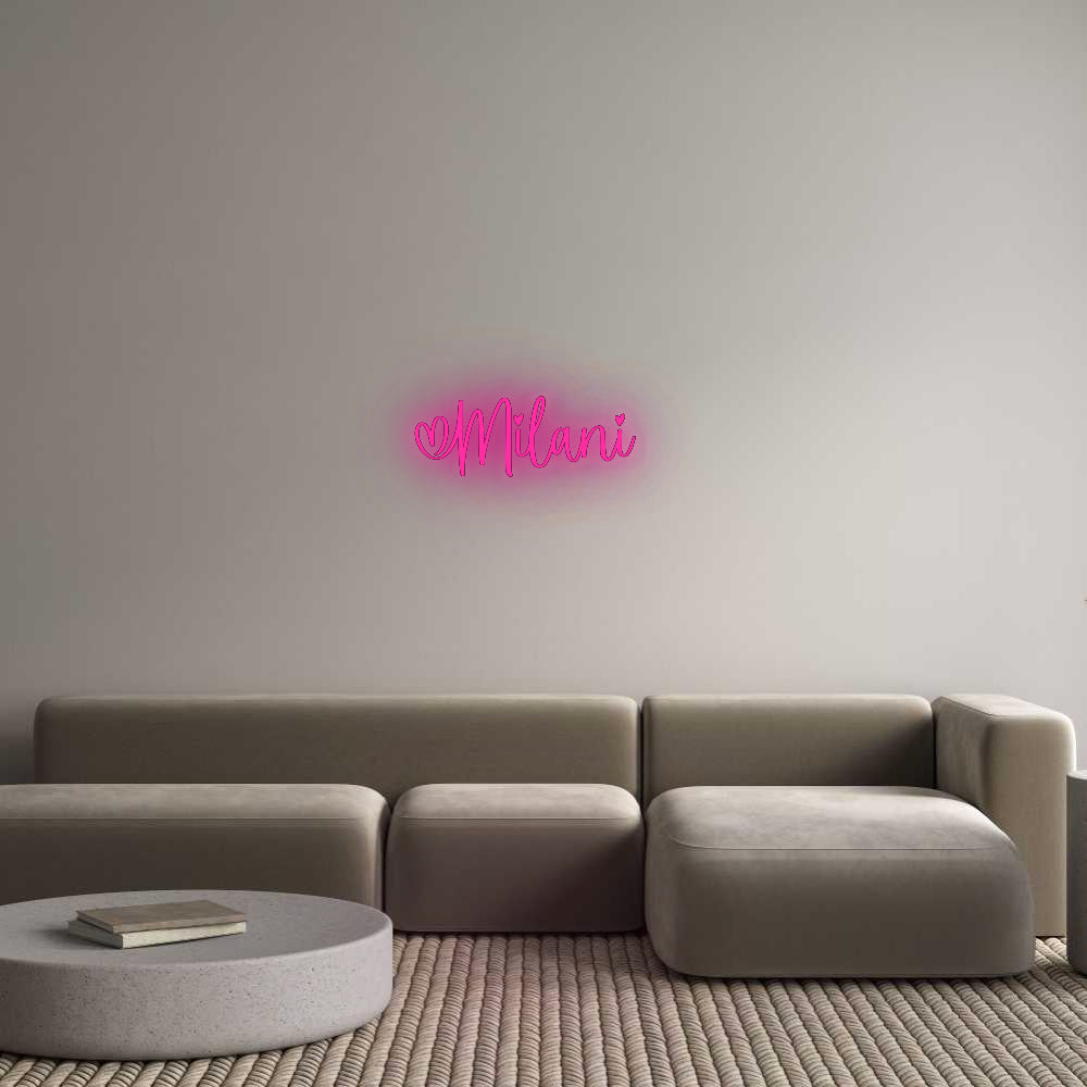 Custom Neon Signs Milani