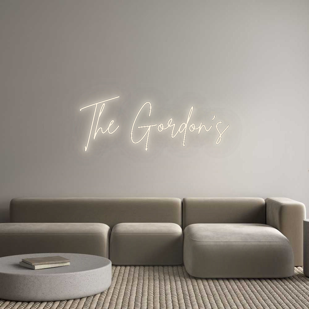 Custom Neon Signs The Gordon’s