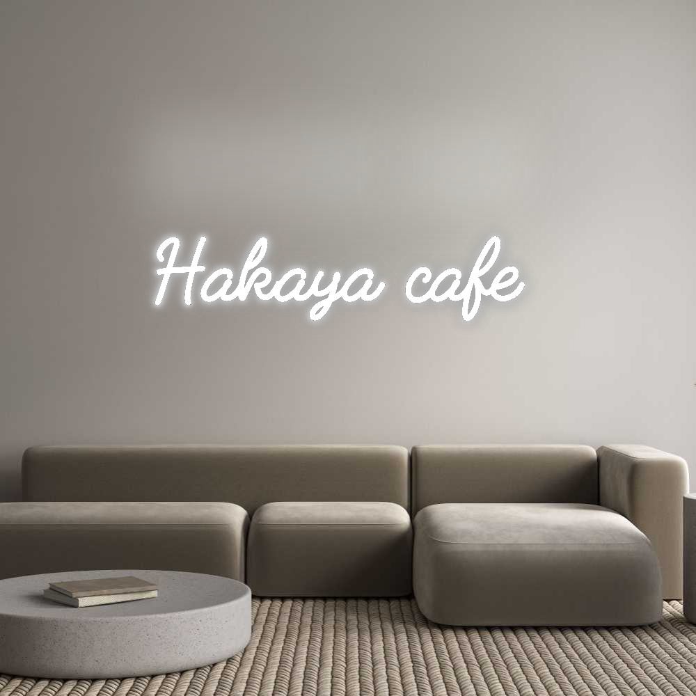 Custom Neon Signs Hakaya cafe