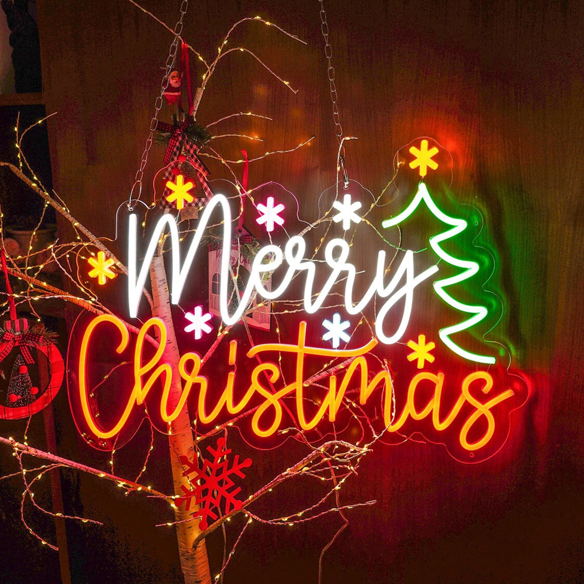 NEONIP: decorazione per feste con insegne al neon natalizie fatte a mano al 100%.