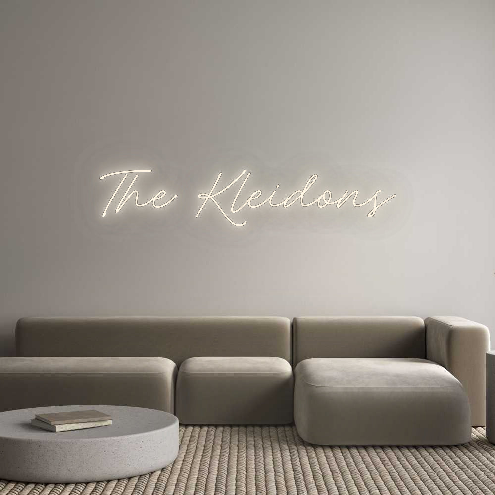 Custom Neon Signs The Kleidons