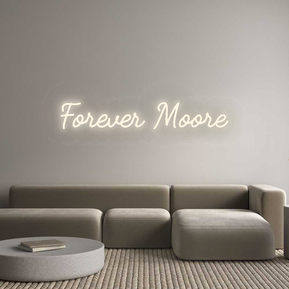 Custom Neon Signs Forever Moore