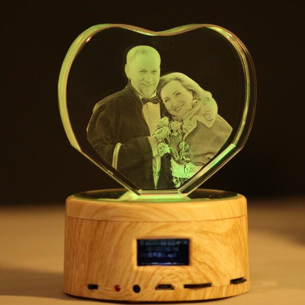 NEONIP-Bluetooth Personalized Colorful Glass Photo with Light