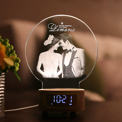 NEONIP-Bluetooth music photo lamp with clock
