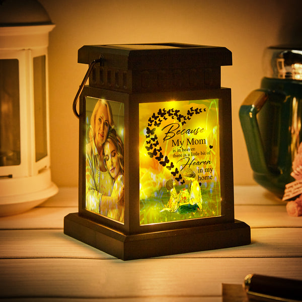 Custom Photo Memorial Lanterns Remember a Loved One Loss of Mom Mother