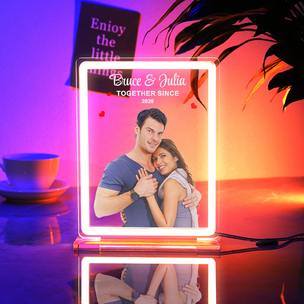 Custom Photo Neon Light With Multiple Color Options Best Gift For Valentine