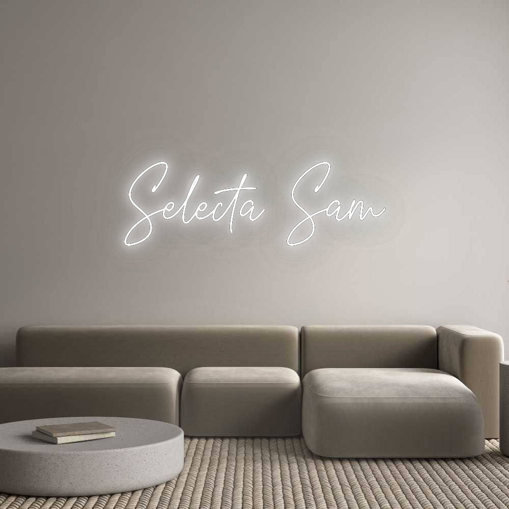 Custom Neon Signs Selecta Sam