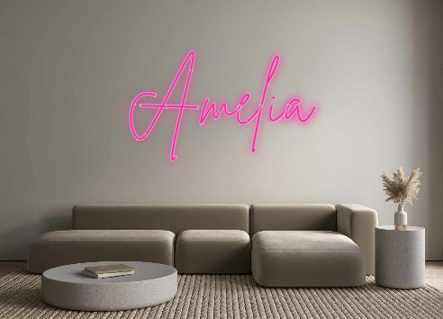 Custom Neon Signs Amelia