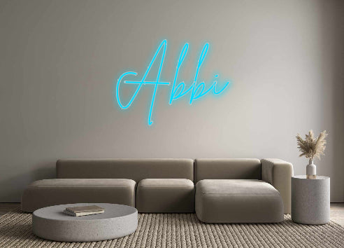 Custom Neon Signs Abbi