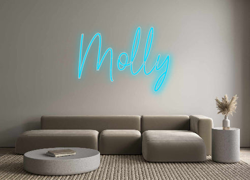 Insegne al neon personalizzate Molly