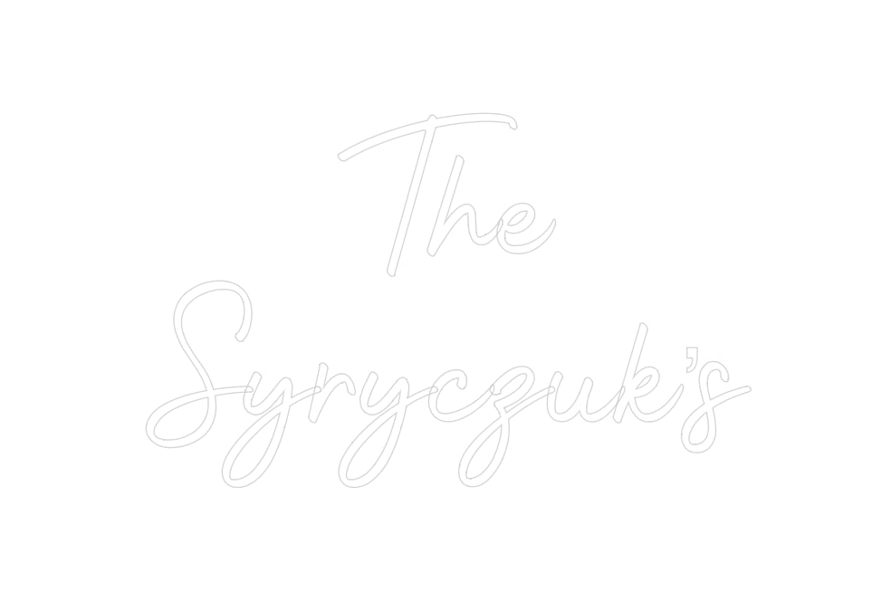 Custom Neon Signs The 
Syryczu...