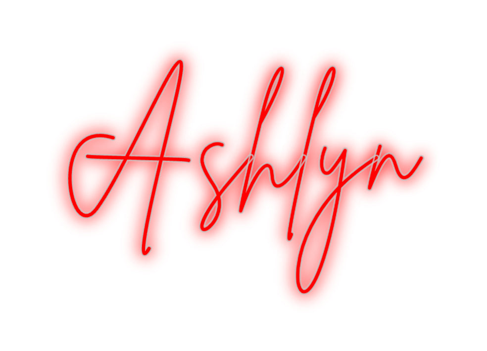 Insegne al neon personalizzate Ashlyn