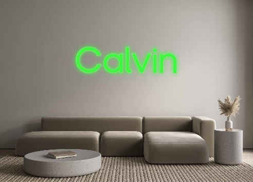 Insegne al neon personalizzate Calvin