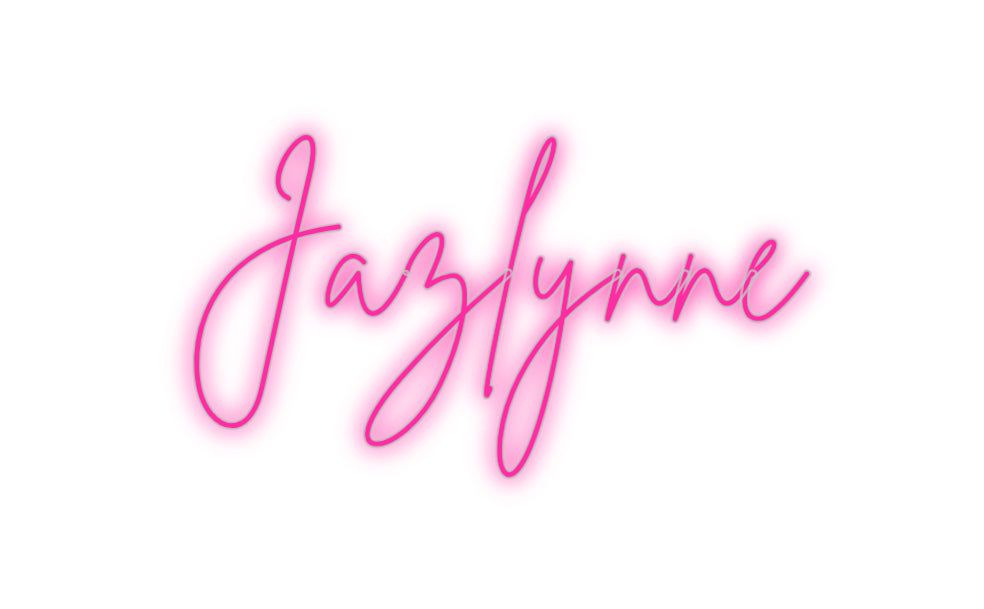 Insegne al neon personalizzate Jazlynne