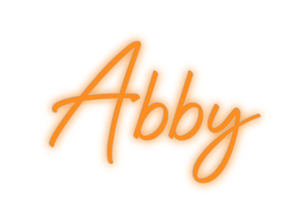 Custom Neon Signs Abby