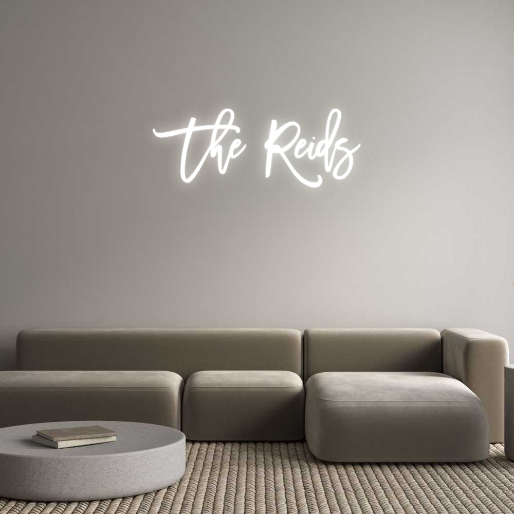 Custom Neon Signs The Reids