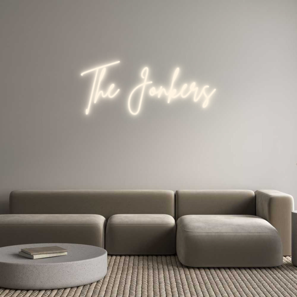 Insegne al neon personalizzate The Jonkers