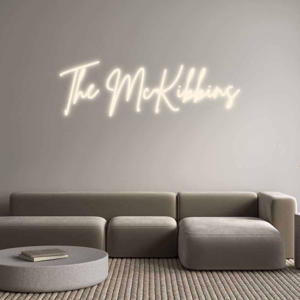 Custom Neon Signs The McKibbins