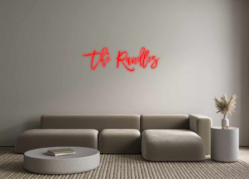 Custom Neon Signs The Randles