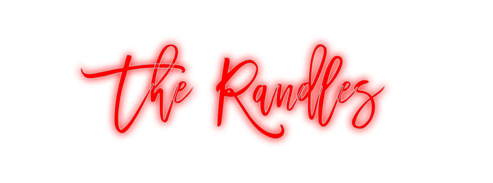 Custom Neon Signs The Randles