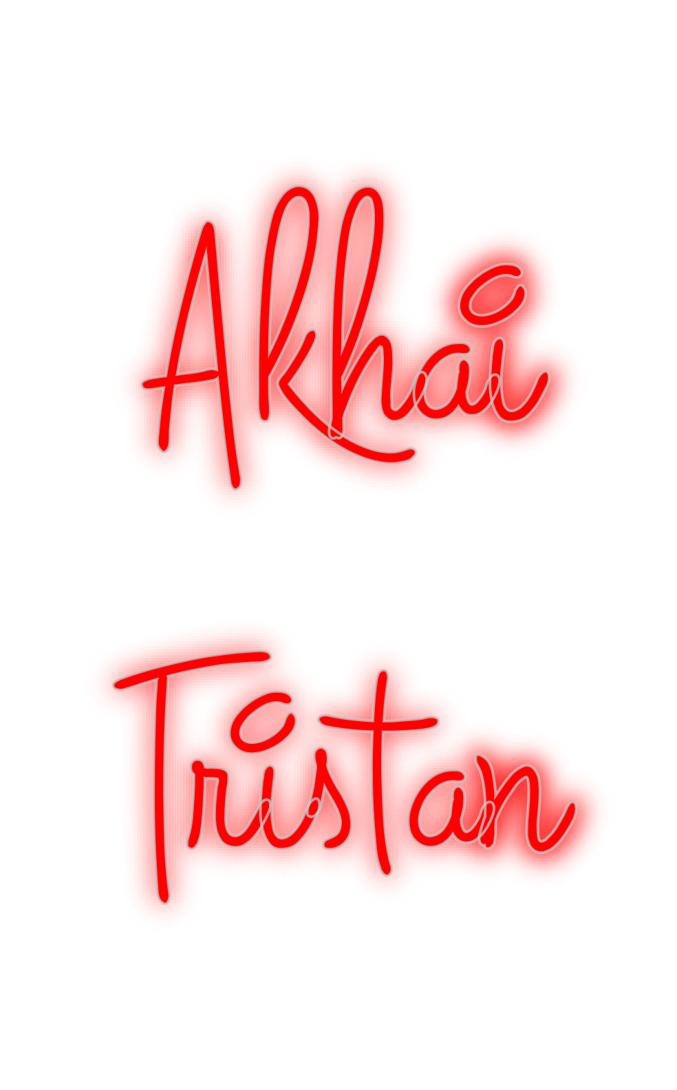 Custom Neon Signs Akhai 
Tristan