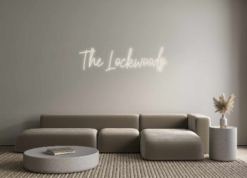 Insegne al neon personalizzate The Lockwoods