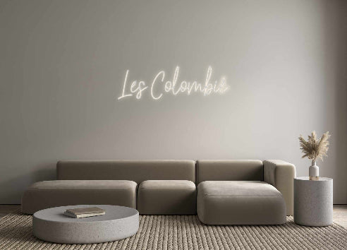 Custom Neon Signs  Les Colombié