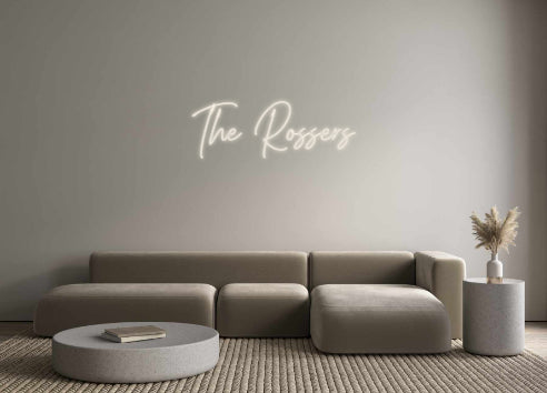 Insegne al neon personalizzate The Rossers