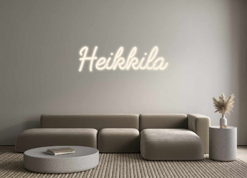 Custom Neon Signs Heikkila