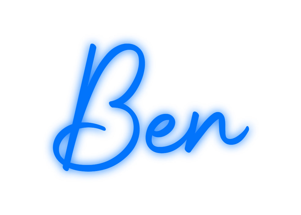 Custom Neon Signs Ben