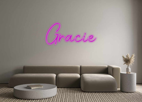 Insegne al neon personalizzate Gracie