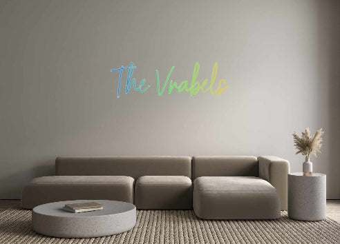 Custom Neon Signs The Vrabels